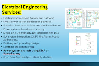 do electrical drawings in autocad and power system analysis in power factory