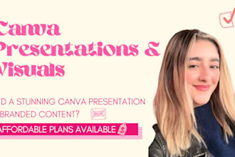 create canva presentations and visuals