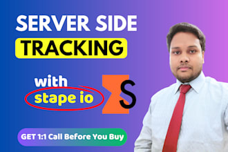 setup server side tracking with stape io for  ga4 google ads facebook pixel capi