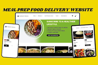 build profitable online food delivery shopify store meal prep ecommerce website