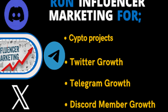 influencer marketing for airdrop, crypto token, nft promotion, community growth
