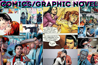 draw webcomic comic page comic book illustration comic illustrator for comic art