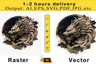 convert raster to vector with fast delivery