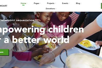 nonprofit website charity non profit website   fundraising website on wordpress