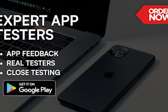 provide 20 real app testers for google play closed testing