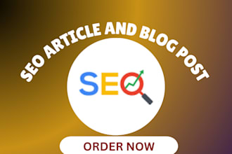 do seo article writing, blog post, content writing