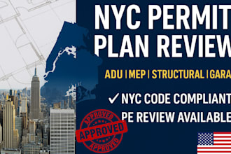 review new york city adu, mep, deck, garage, seismic, and structural plans