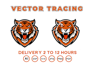 vector tracing and convert logo to vector