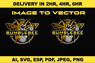 vector tracing and convert logo to vector