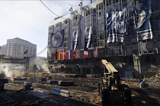 do your game background 3d game environment vrchart world 3d game asset game art