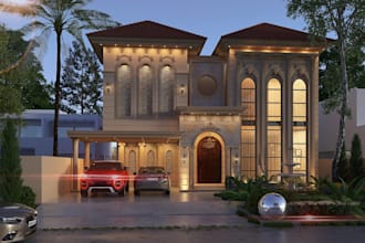 do professional 3d interior design,rendering country living room,bedroom,3ds max