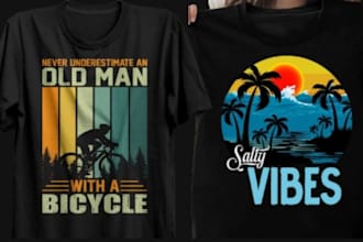 do vintage t shirt design, retro tee for men, classic vintage design for etsy