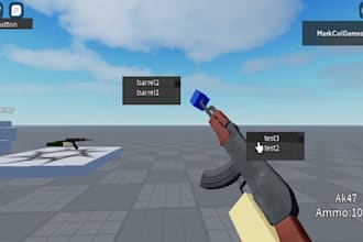 do roblox gun, gui system, combat system, roblox builder, roblox scripter