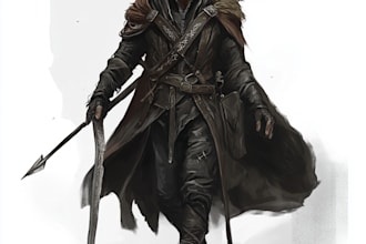 draw character sheet design or reference sheet for you