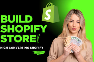 develop, design and kickstart your ecommerce shopify website
