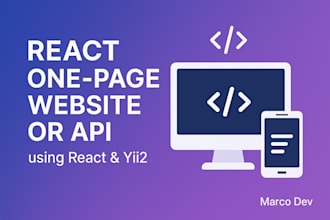 create a clean website or a backend API using PHP yii2