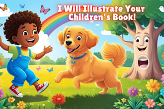 children story book, child book illustration, children picture book illustration