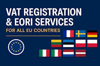 do vat registration and eori for germany, france, sweden, estonia, poland, eu