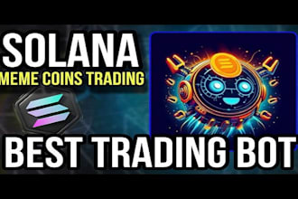 develop solana arbitrage bot, solana volume bot, front running bot, memecoin bot