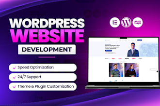 handle full wordpress website development for your service brand