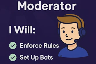 be your discord moderator