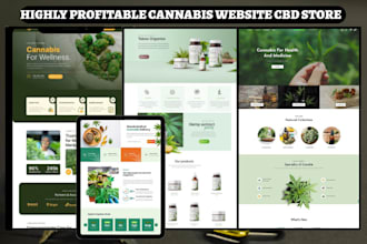 design cbd store cbd cannabis website marijuana website ecommerce website