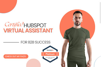 be your hourly b2b certified hubspot virtual assistant expert
