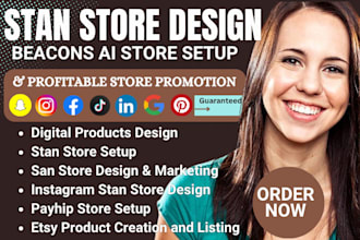 stan store, shopify marketing, stan store setup, beacons ai stan store marketing