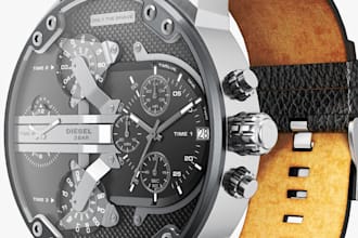 do 3d wristwatch design 3d watch animation 3d wristwatch render