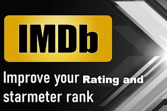 promote your imdb with rating and starmeter rank