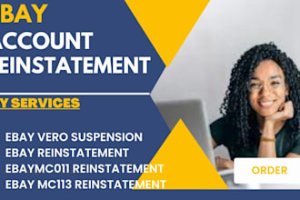 reinstate both temporary and permanent suspended ebay account mc011 mc999 mc113