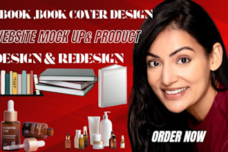 do mock up , 3d product design, image mock up design and website mock up
