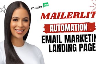do mailerlite automation landing page salesfunnel email template design klaviyo