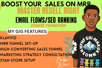 promote master resell rights course email marketing campaign salesfunnel ubc dwa