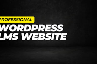 buil professional wordpress lms website design