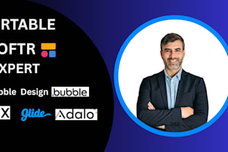 design with softr glide adalo wix website redesign bubble airtable