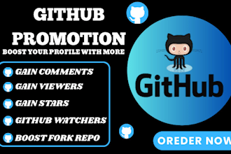 do github promotion and increase watcher and stars