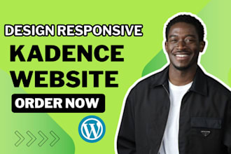 design and redesign kadence wordpress website  design kadence website