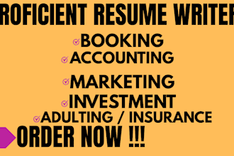 write and rewrite you banker credit analyst, finance manage, resume