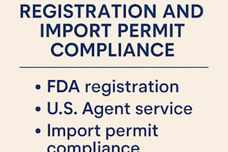 fda registration and import permit