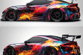 make creative truck wrap design