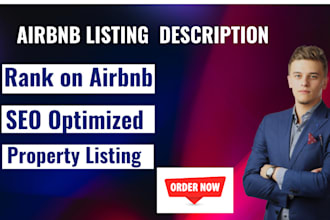 professionally write and optimize airbnb listing description