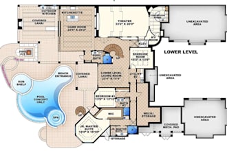 stamp architectural plans and construction drawings for florida USA floor plan