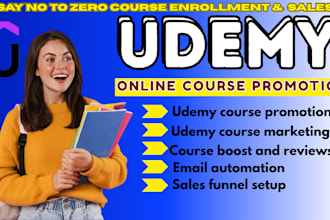 promote udemy online course udemy course promotion real udemy student enrollment