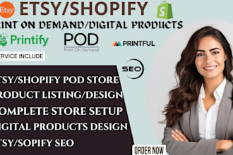 etsy shopify print on demand digital products etsy digital planners printify