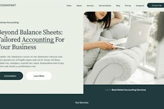 build squarespace tax accounting website cpa bookkeeping accounting website