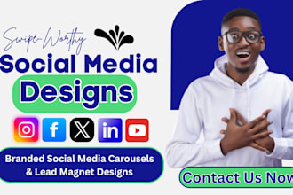 convert followers to leads with custom instagram carousel and linkedin slides