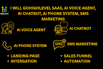 setup gohighlevel saas ai voice agent ai chatbot ai phone system sms automation