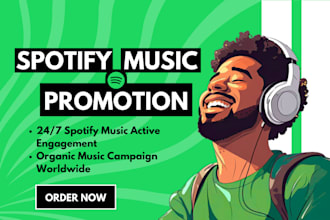 do spotify music campaign, spotify genre promotion, spotify track promotion