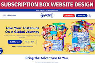build subscription box shopify store subscription box website membership website